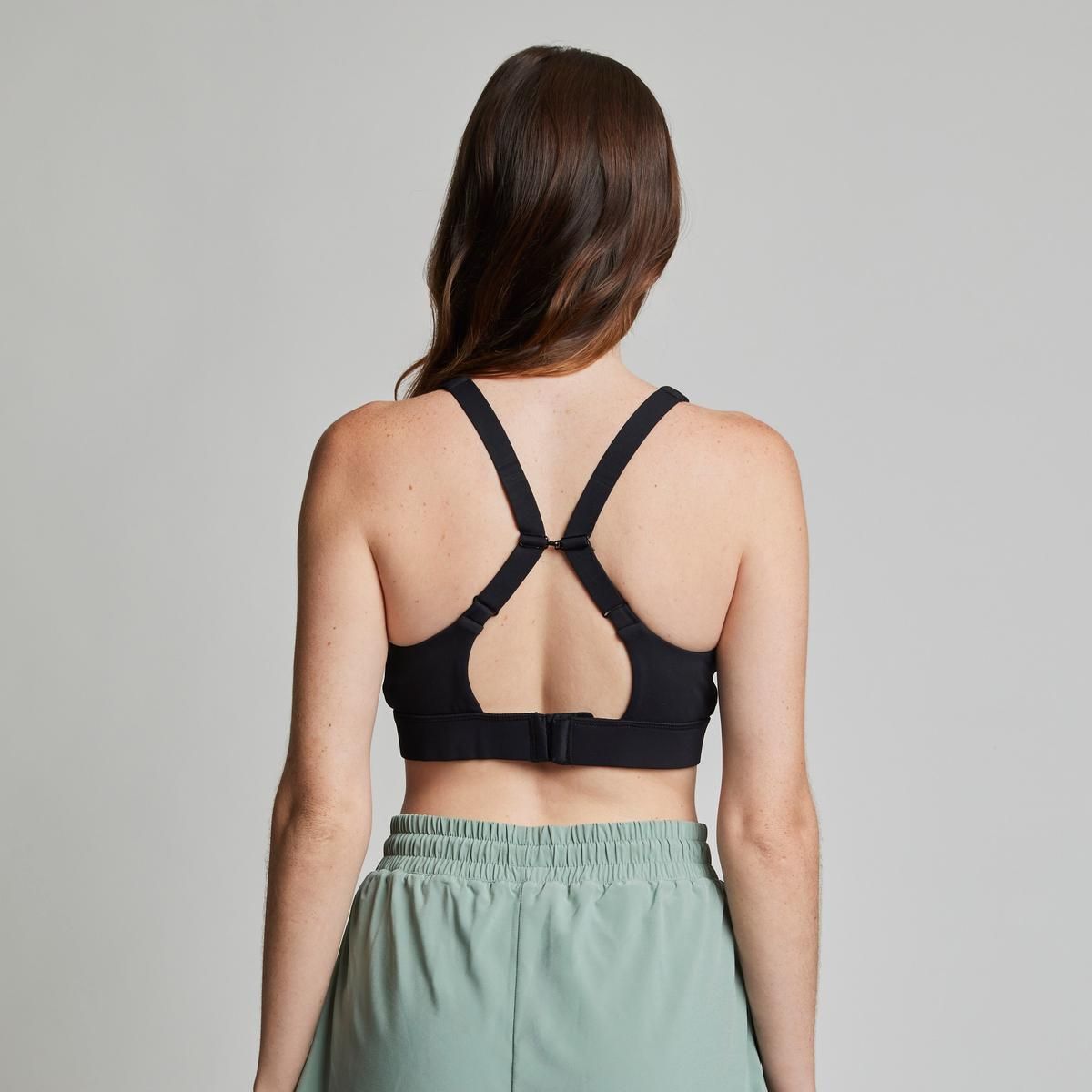 SPYDER - Peto Entrenamiento Mujer Spyder High Support Bra Negro