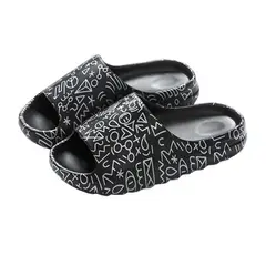 DANWEILE - Zapatillas de playa de coco antideslizantes de moda-negro.