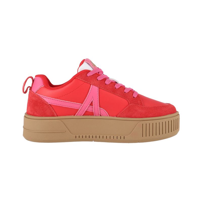 ALPHABET - Zapatillas Mujer Cloud Walk Platform 334 Alphabet Rojas