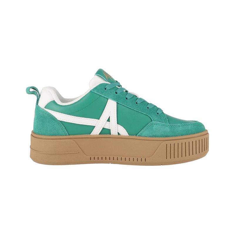 ALPHABET - Zapatillas Mujer Cloud Walk Platform 334 Alphabet Verdes