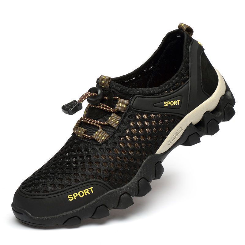 DANWEILE - Zapatillas Transpirable Deportivas Playa Senderismo Trekking - Negro.