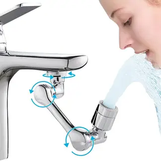 HOME NEAT - Grifo llave cocina agua adaptador llave lavaplatos 1080º