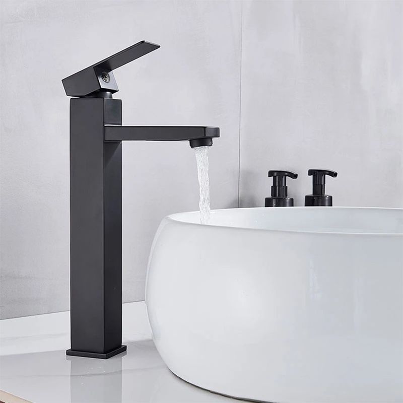 HOME NEAT - Grifo baño llave monomando fregadero mezcladora negro mate