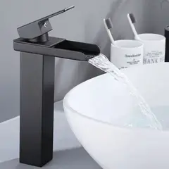 HOME NEAT - Llave mezcladora monomando manerales lavabo grifo baño 30cm