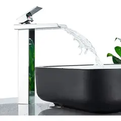 HOME NEAT - Llave mezcladora monomando manerales lavabo grifo baño 30cm