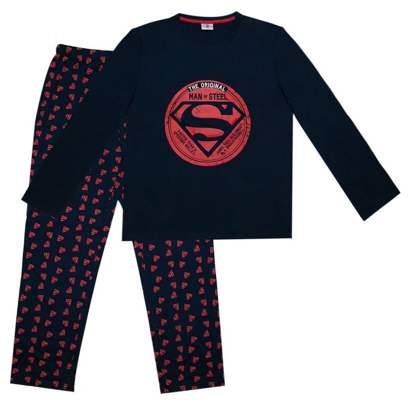 OEM - Pijama Hombre Superman Bottom Fullprint Talla L