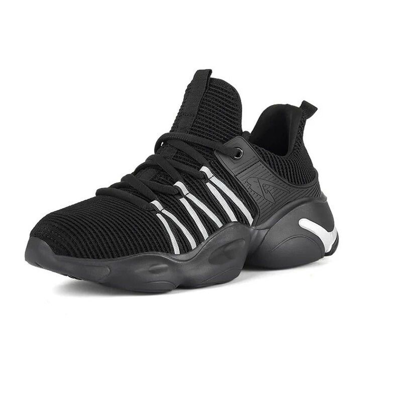 DANWEILE - Zapatillas de trabajo indestructibles para hombre - Negro.