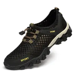 DANWEILE - Zapatillas Transpirable Deportivas Playa Senderismo Trekking - Negro.