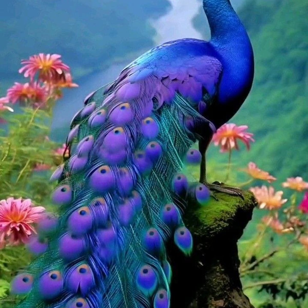 LOS REGALONES - Cuadro Canvas Imagen Vida Colorida en lienzo 85x55 cm