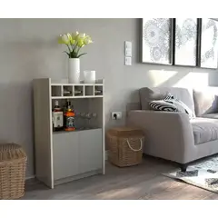 AMV TIENDA ONLINE - Mesa Recibidor Cava Organizador Vinos Funcional