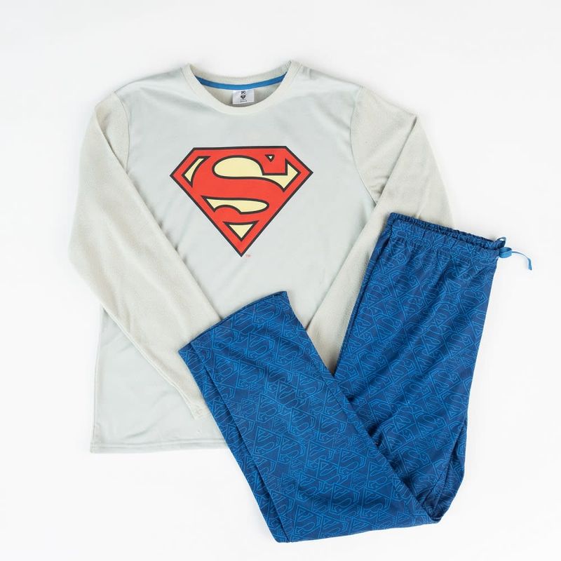OEM - Pijama Hombre Superman Logo Talla L