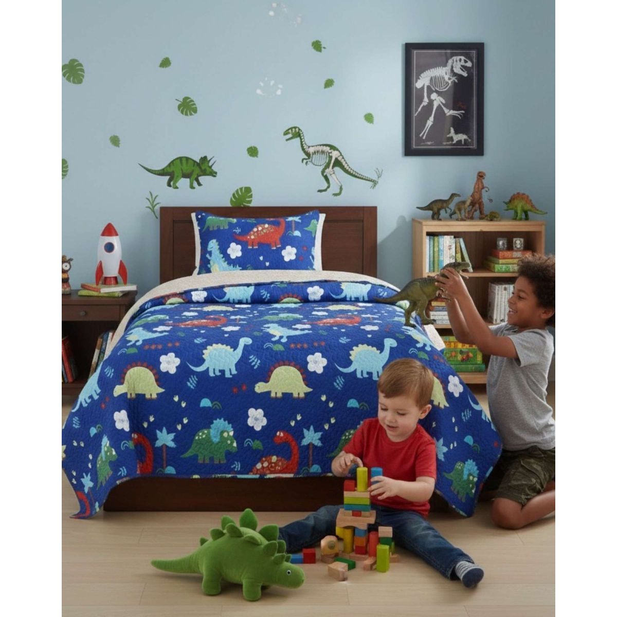 GENERICO - COBERTOR CON SHERPA PREMIUM OTOÑO INVIERNO PLAZA Y MEDIA