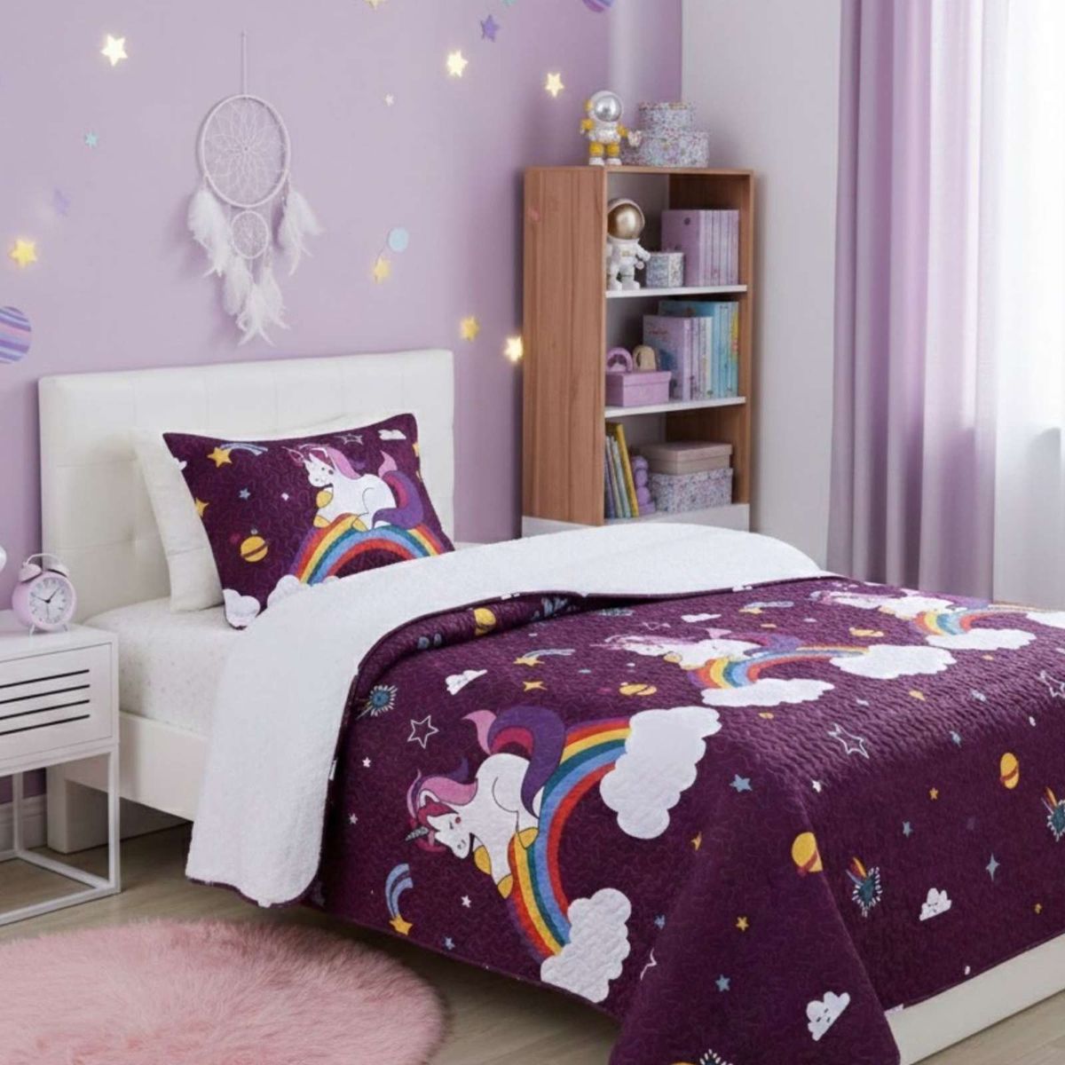 GENERICO - COBERTOR CON SHERPA PREMIUM OTOÑO INVIERNO PLAZA Y MEDIA