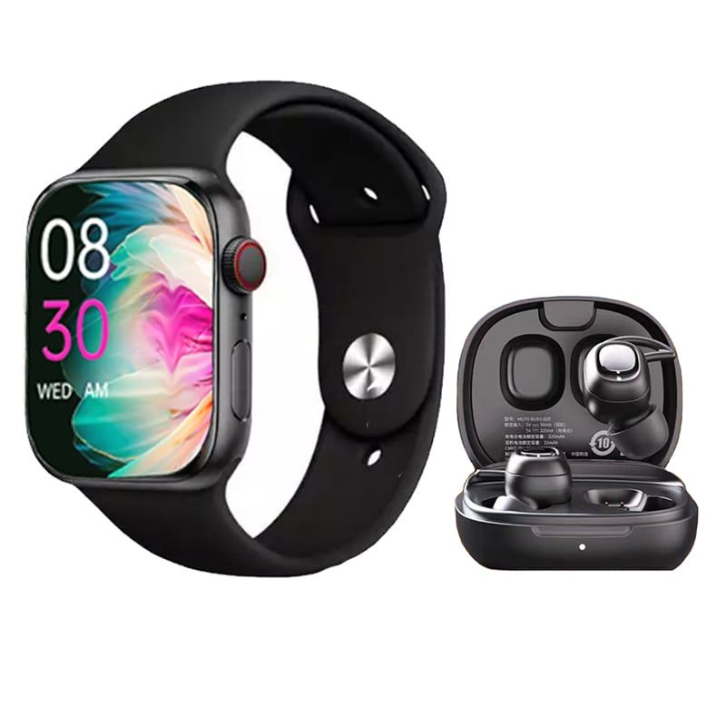 MOTOROLA - Audífonos Motorola-Negro y Toumi Watch S9 Pro-N