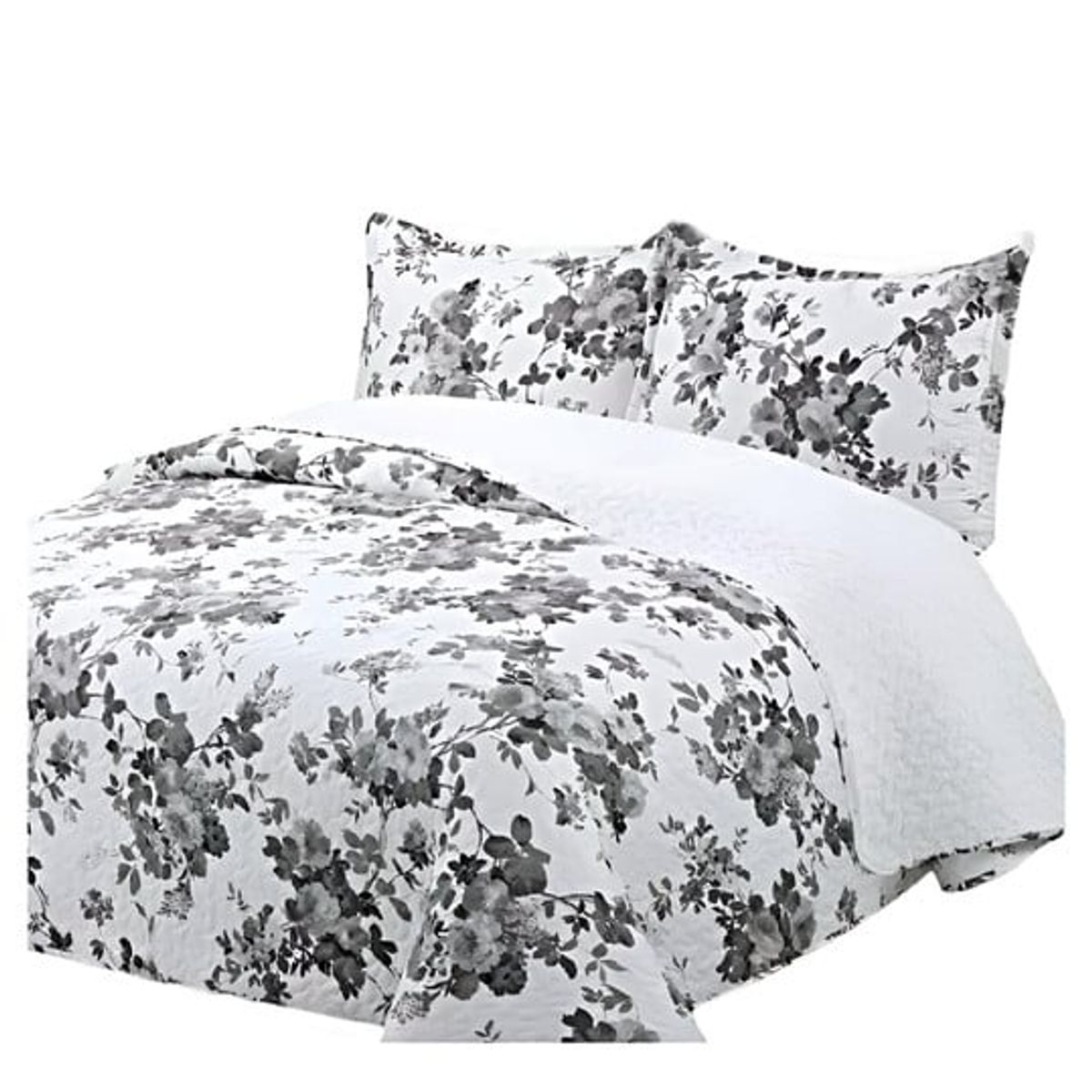 GENERICO - COBERTOR COLCHA QUILT SHERPA OTOÑO INVIERNO 2 PLAZAS