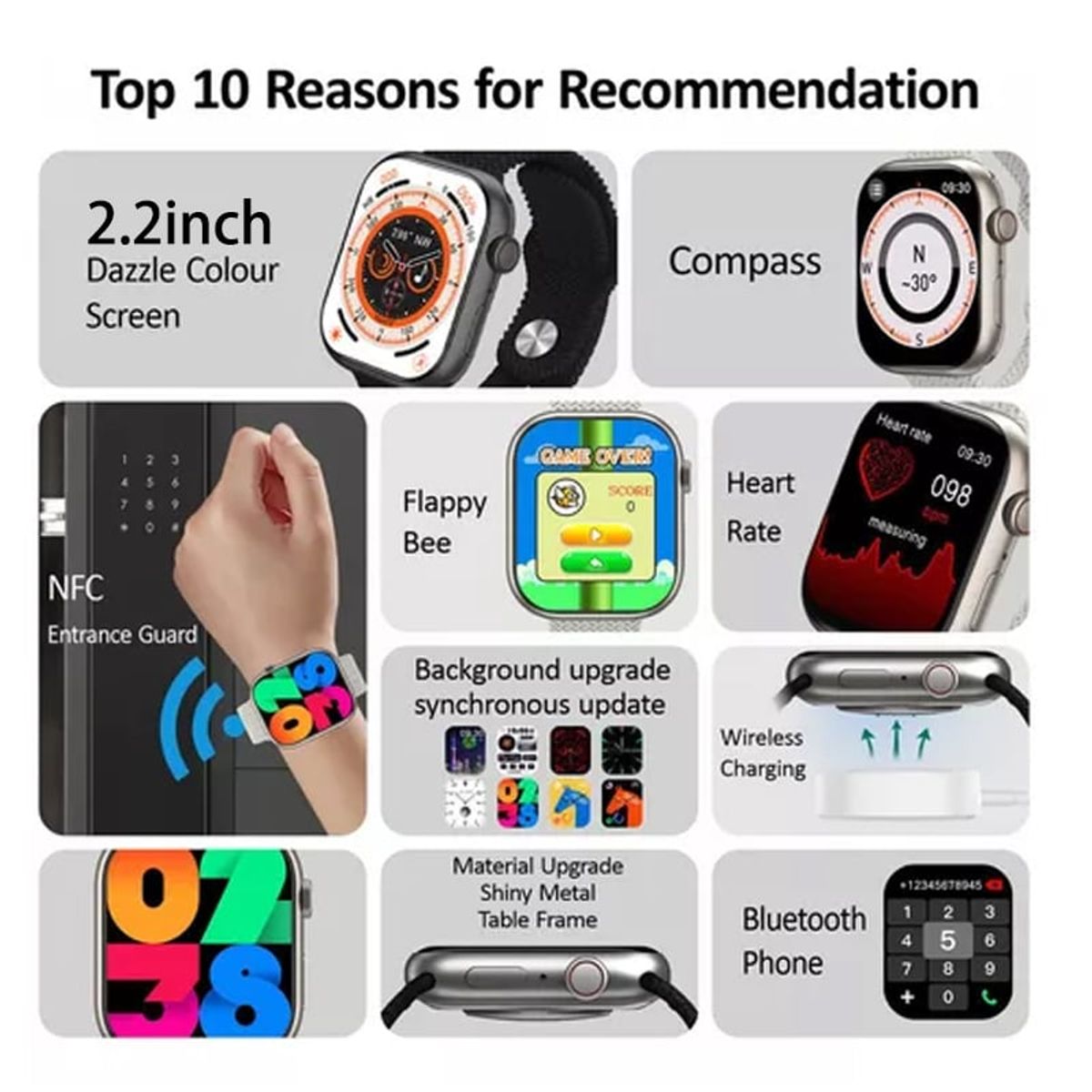 LENOVO - Audífonos Lenovo X15 PRO Negro y Toumi N9 Max-B Reloj inteligente