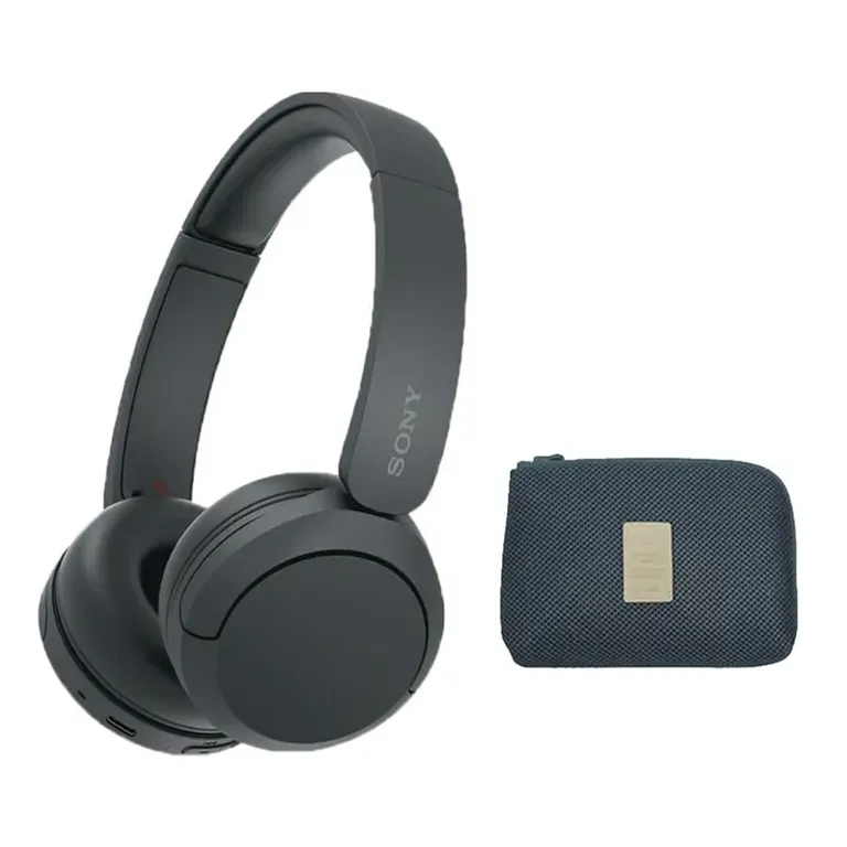 WH-CH520 Audifonos Inalámbricos Bluetooth Negro y estuche