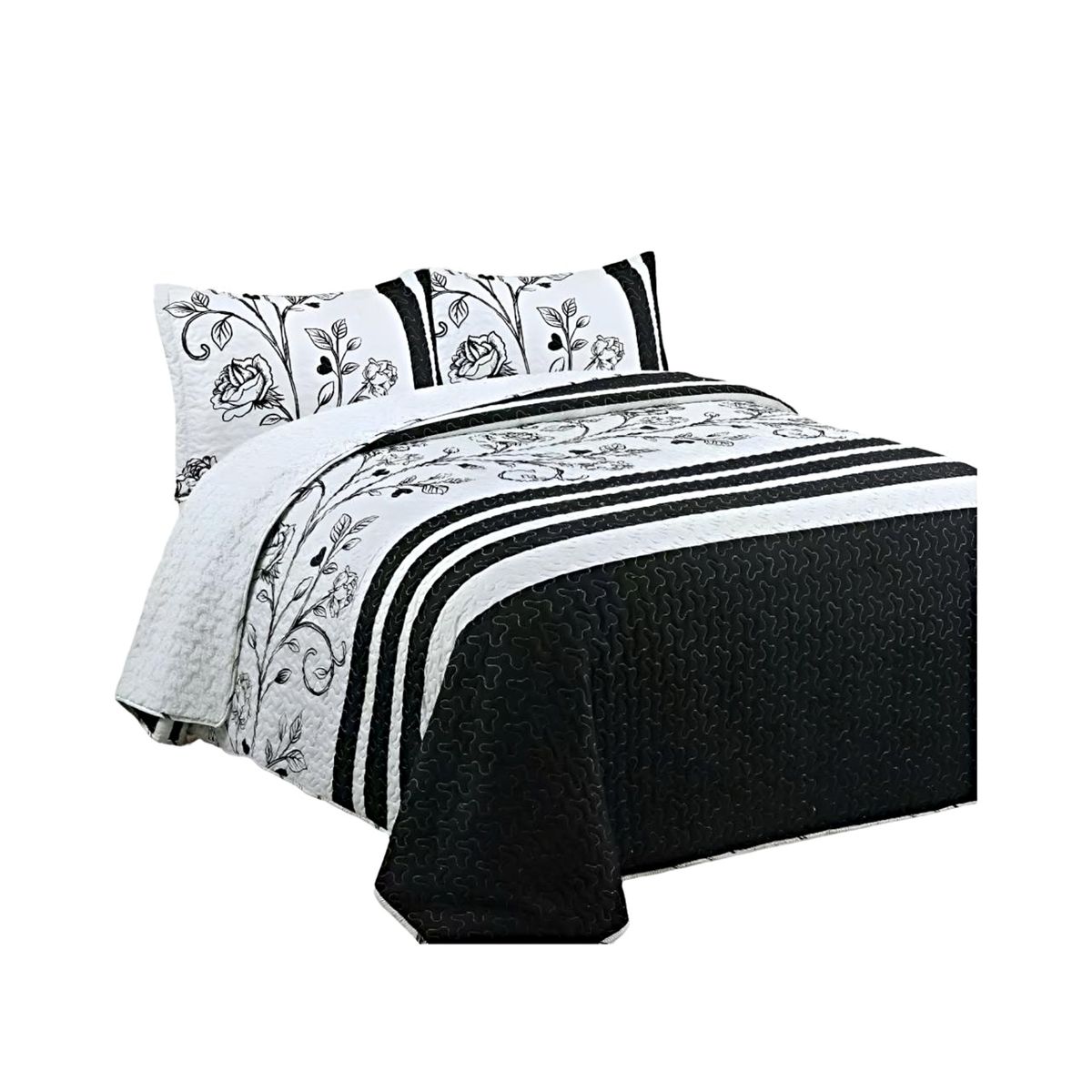 GENERICO - COBERTOR COLCHA QUILT SHERPA KING 230X250 C14