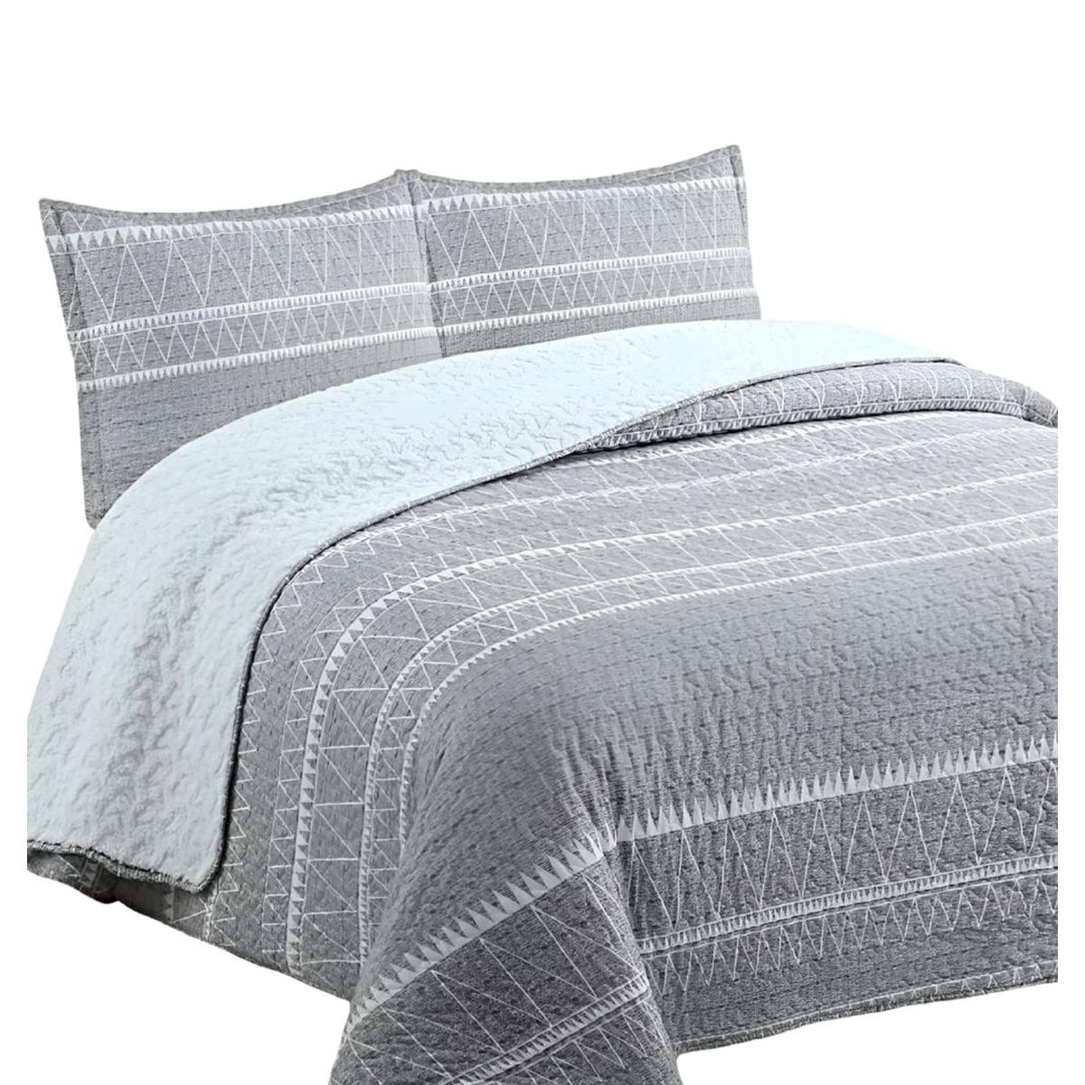 GENERICO - COBERTOR COLCHA QUILT SHERPA KING 230X250 C27