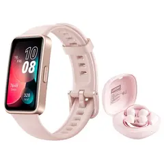 HUAWEI - Band 8 147 Pulsera Reloj y Audífonos Lenovo LP38 Tws-Rosa
