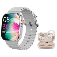 Audífonos XT60 De y Toumi I9 PRO MAX Reloj inteligente-Blanco