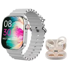 LENOVO - Audífonos XT60 De y Toumi I9 PRO MAX Reloj inteligente-Blanco