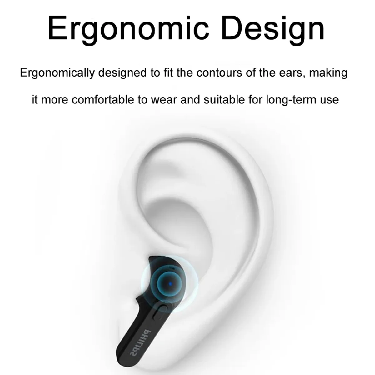 PHILIPS - Audífonos Philips TAT2209 Tws Auriculares Bluetooth Earphone-Negro