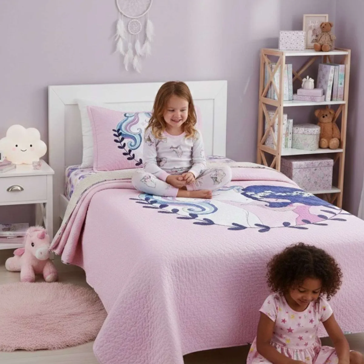 GENERICO - CUBRECAMA QUILT SHERPA OTOÑO INVIERNO PLAZA Y MEDIA