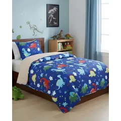 GENERICO - CUBRECAMA QUILT SHERPA OTOÑO INVIERNO PLAZA Y MEDIA