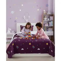 GENERICO - CUBRECAMA QUILT SHERPA OTOÑO INVIERNO PLAZA Y MEDIA