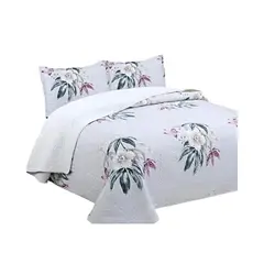 GENERICO - COBERTOR COLCHA QUILT SHERPA OTOÑO INVIERNO 2 PLAZAS