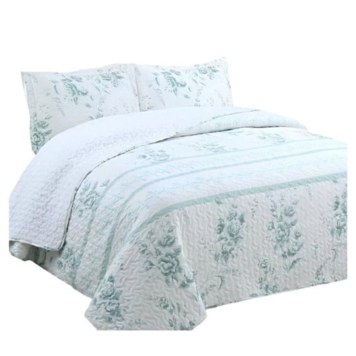 GENERICO - COBERTOR COLCHA QUILT SHERPA OTOÑO INVIERNO 2 PLAZAS