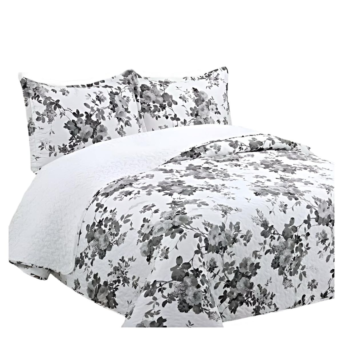 GENERICO - COBERTOR COLCHA QUILT SHERPA OTOÑO INVIERNO 2 PLAZAS
