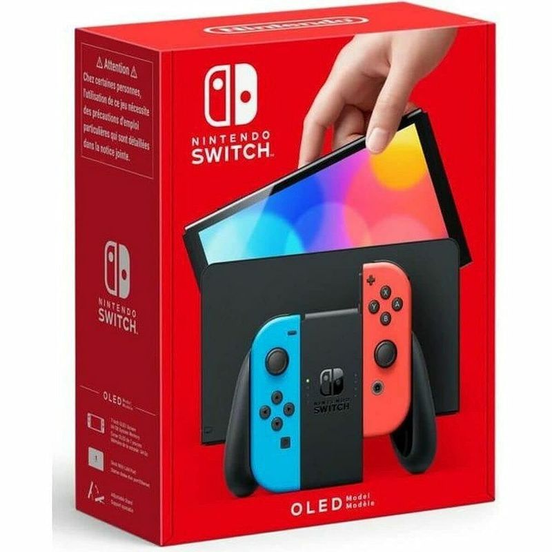 NINTENDO - Consola Nintendo Switch Oled Neon 64GB