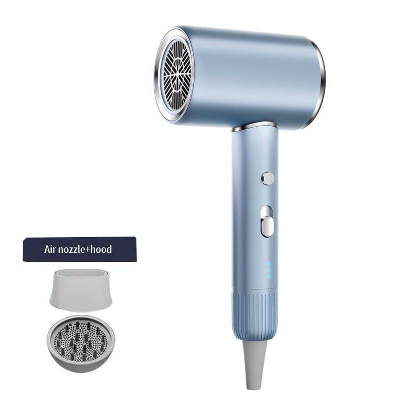 DANWEILE - Secador de pelo doméstico de secado rápido con iones negativos - azul