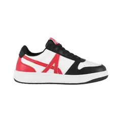 ALPHABET - Zapatillas Joven Franklin Blancas/Negras/Rojas