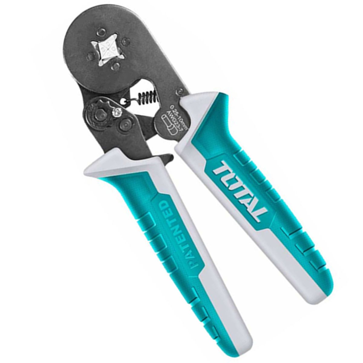 TOTAL TOOLS - Pinza Crimpeadora Alicate Terminales Tubulares Thcpg2510
