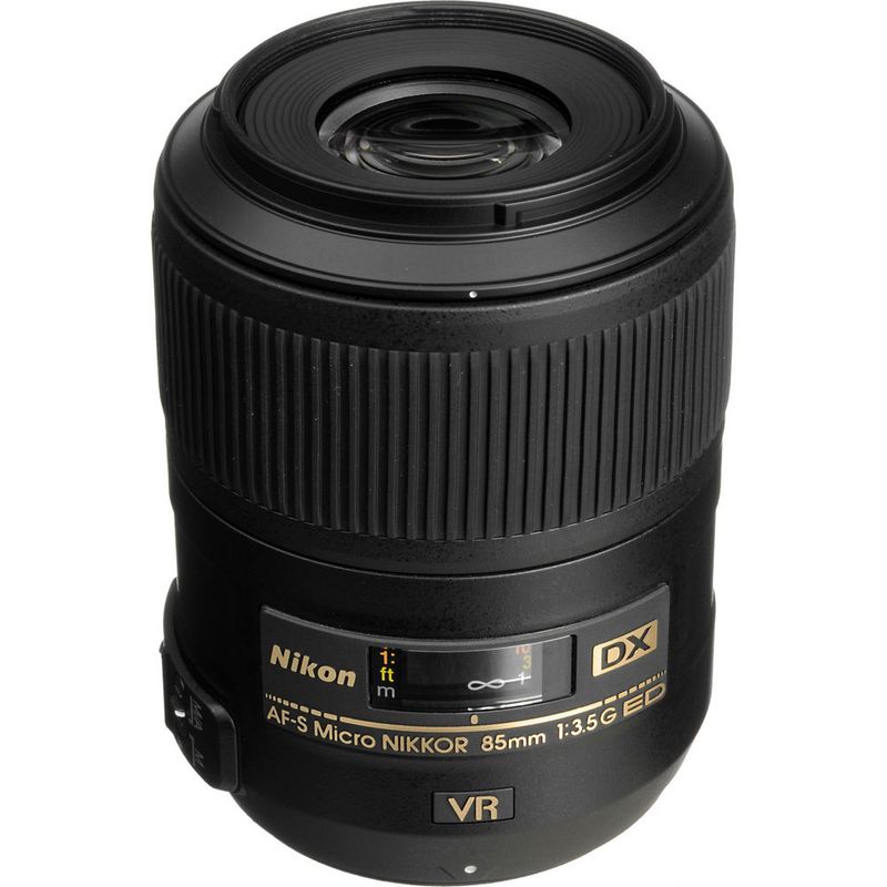 NIKON - Nikon AF-S DX Micro NIKKOR 85mm f/3.5G ED VR Lente - Negro
