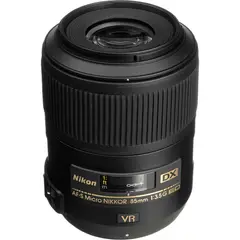 NIKON - AF-S DX Micro NIKKOR 85mm f/3.5G ED VR Lente - Negro