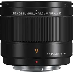 PANASONIC - Leica DG Summilux 9mm f/1.7 ASPH Lente Caja Blanca - Negro