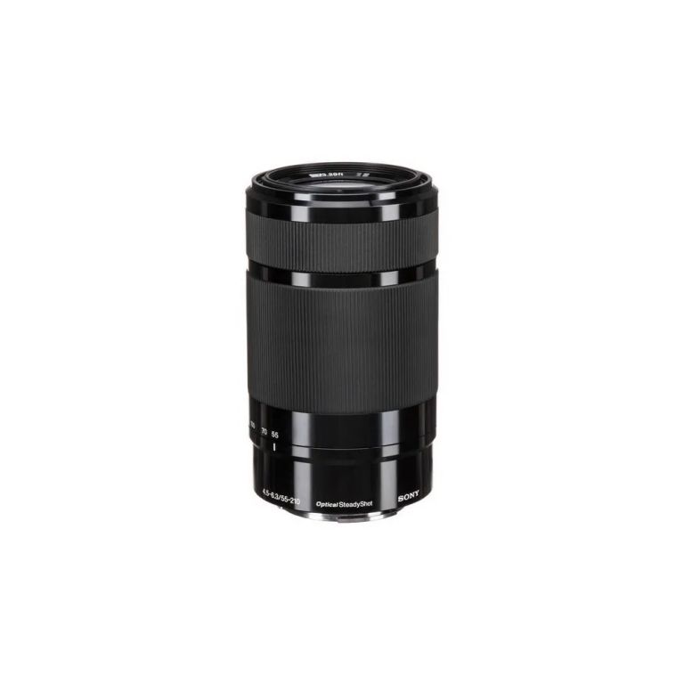 E 55-210mm f/4.5-6.3 OSS Lente - Negro