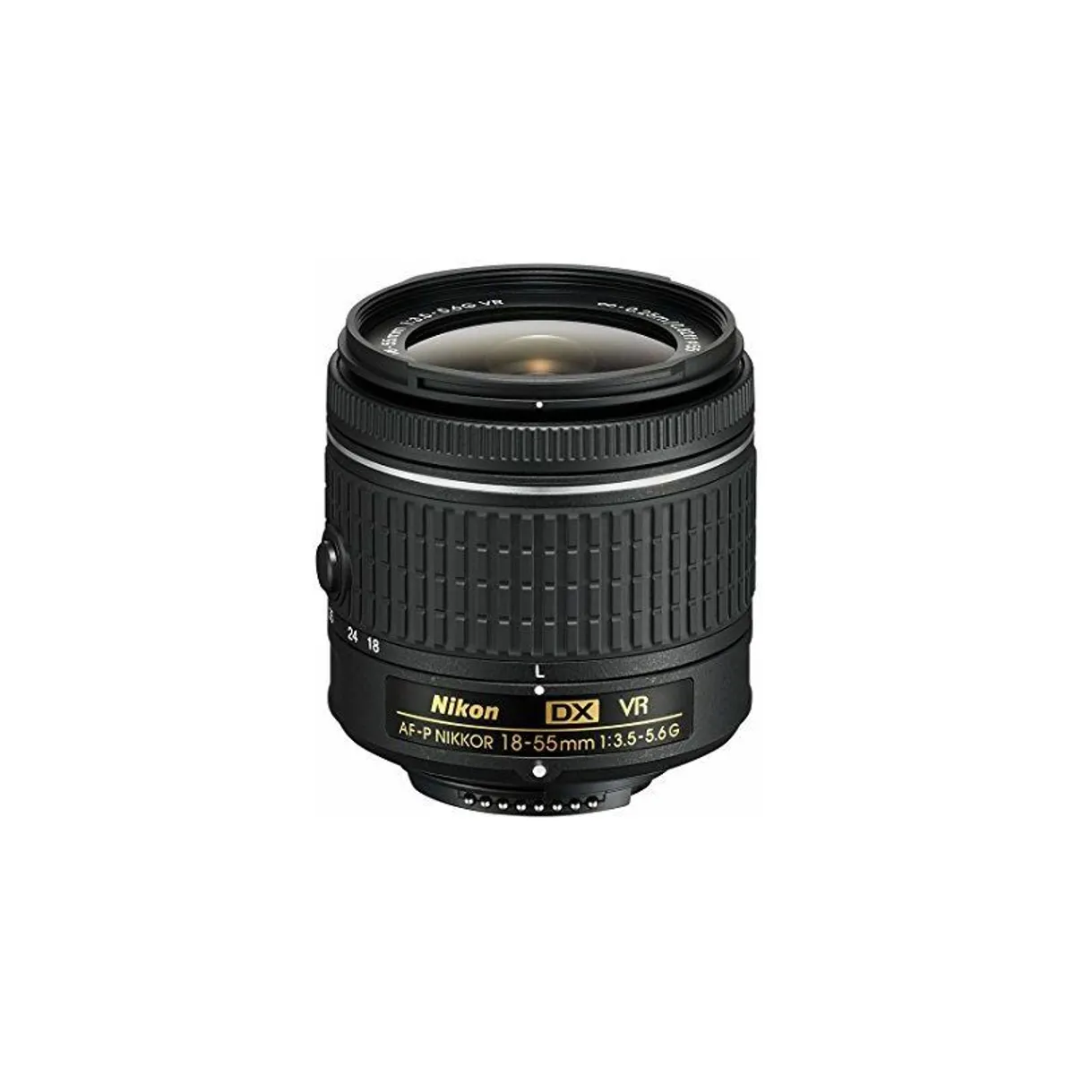 NIKON - Nikon AF-P DX NIKKOR 18-55mm f/3.5-5.6G VR Lente (Sin Caja Original) - Negro