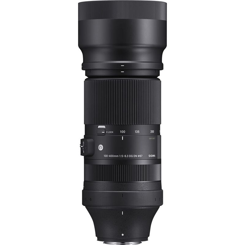 SIGMA - Sigma 100-400mm f/5-6.3 DG DN OS Contemporánea Lente Para Fuji X-Negro