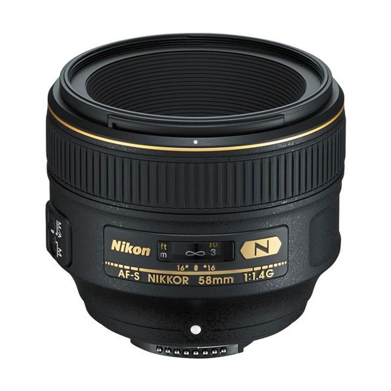 NIKON - Nikon AF-S NIKKOR 58mm f/1.4G Lente - Negro