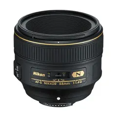 NIKON - AF-S NIKKOR 58mm f/1.4G Lente - Negro