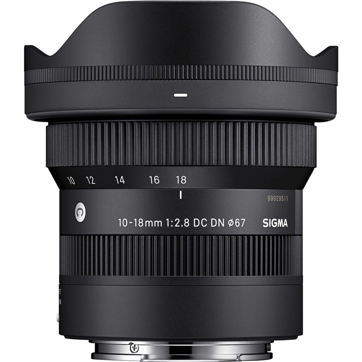 SIGMA - Sigma 10-18mm f/2.8 DC DN Contemporánea Lente Para Sony E - Negro