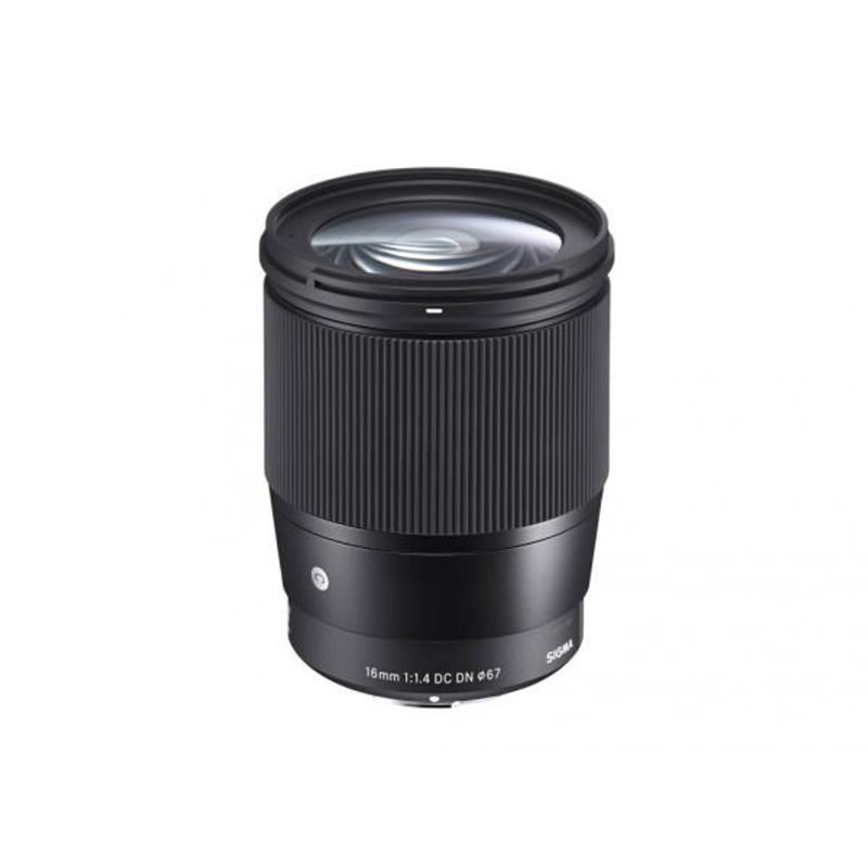 SIGMA - Sigma 16mm f/1.4 DC DN Contemporary Lente Para Canon EF-M - Negro
