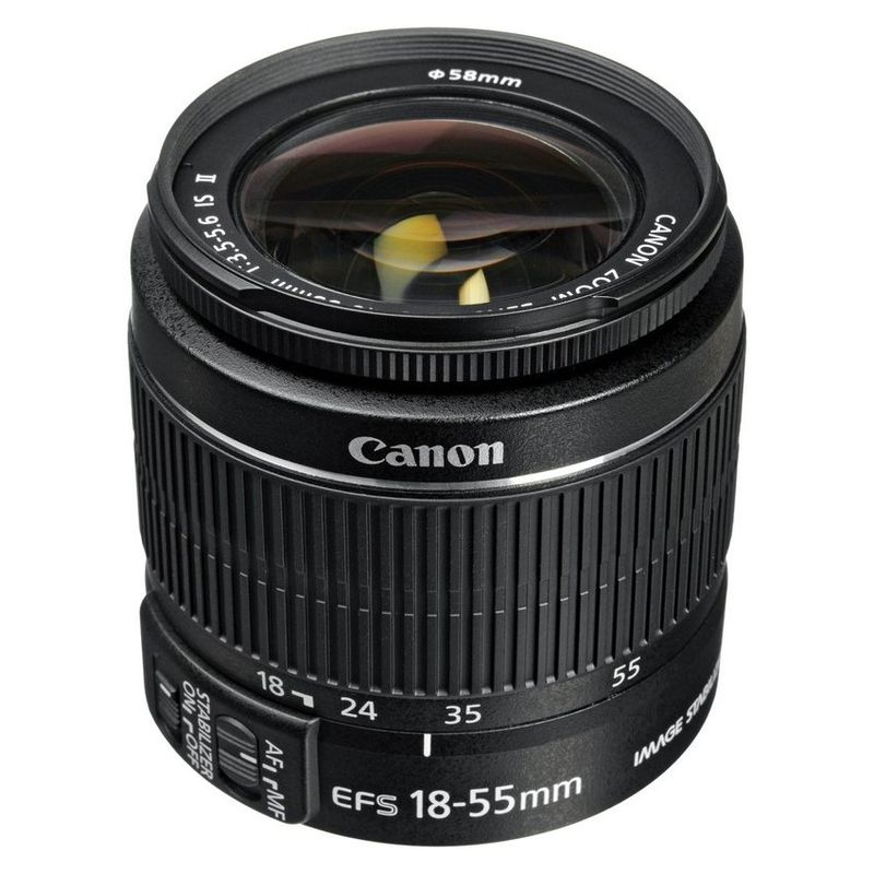 CANON - Canon EF-S 18-55mm f/3.5-5.6 IS II Lente Caja Blanca - Negro