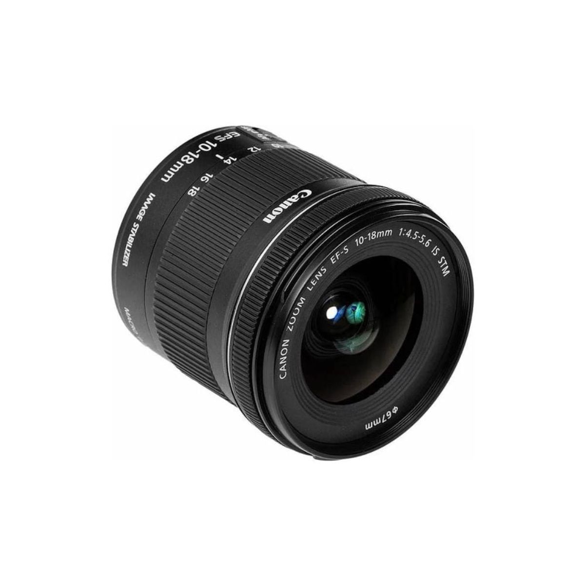CANON - Canon EF-S 10-18mm f/4.5-5.6 IS STM Lente - Negro