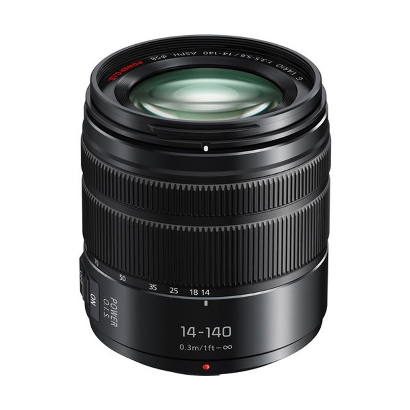PANASONIC - Panasonic Lumix G Vario 14-140mm f/3.5-5.6 II Lente - Negro